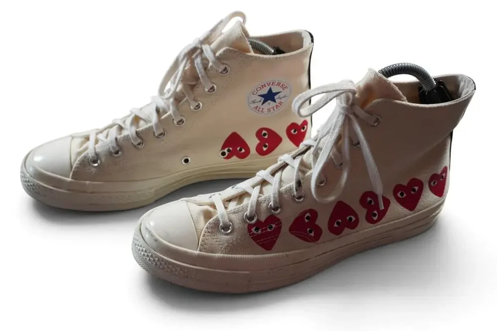 Converse Chuck Taylor All Star 70 Hi Top Comme des Garcons Play Multi Heart US 9